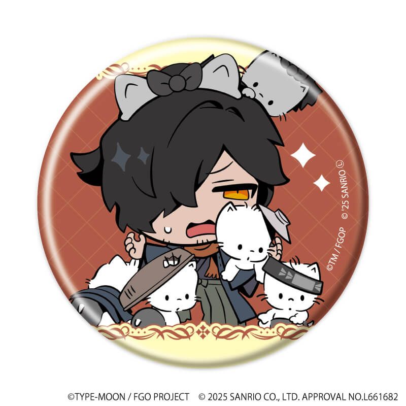 缶バッジ「Fate/Grand Order×サンリオキャラクターズ」03/ブラインド(8種)(コラボイラスト)