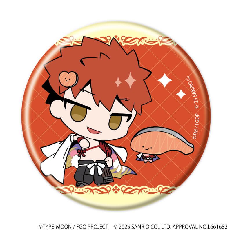 缶バッジ「Fate/Grand Order×サンリオキャラクターズ」03/ブラインド(8種)(コラボイラスト)