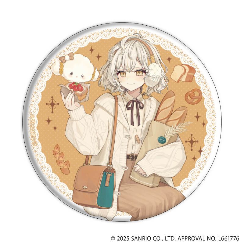 缶バッジ「赤倉×サンリオキャラクターズ」03/コンプリートBOX(全12種)(コラボイラスト)