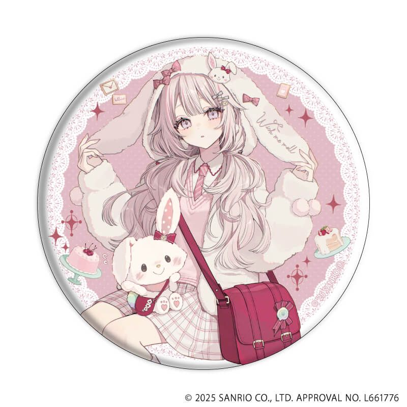 缶バッジ「赤倉×サンリオキャラクターズ」03/コンプリートBOX(全12種)(コラボイラスト)