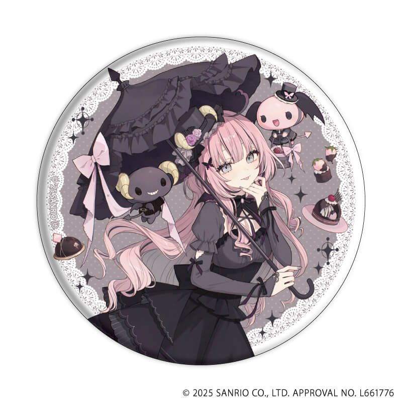 缶バッジ「赤倉×サンリオキャラクターズ」03/コンプリートBOX(全12種)(コラボイラスト)