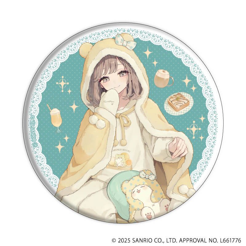 缶バッジ「赤倉×サンリオキャラクターズ」03/コンプリートBOX(全12種)(コラボイラスト)