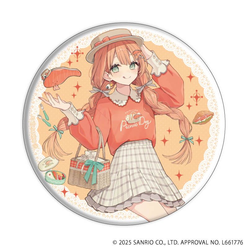 缶バッジ「赤倉×サンリオキャラクターズ」03/コンプリートBOX(全12種)(コラボイラスト)