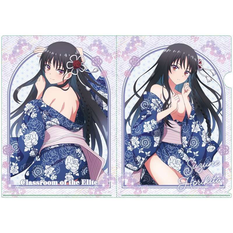 ようこそ実力至上主義の教室へ 描き下ろし クリアファイル 堀北鈴音(和服)