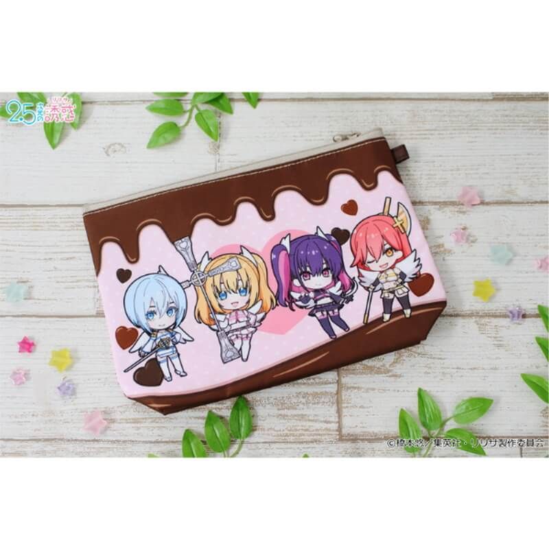 TVアニメ「2.5次元の誘惑」 ぷちちょこ撥水ポーチ【天使空挺隊ver