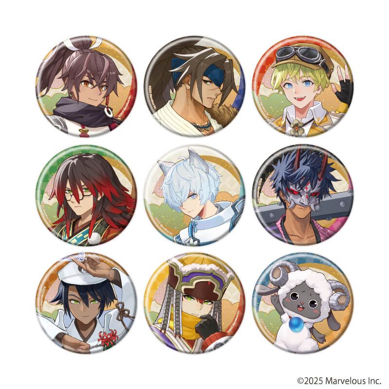 缶バッジ「龍の国 ルーンファクトリー」03/ブラインド(9種)(公式イラスト)