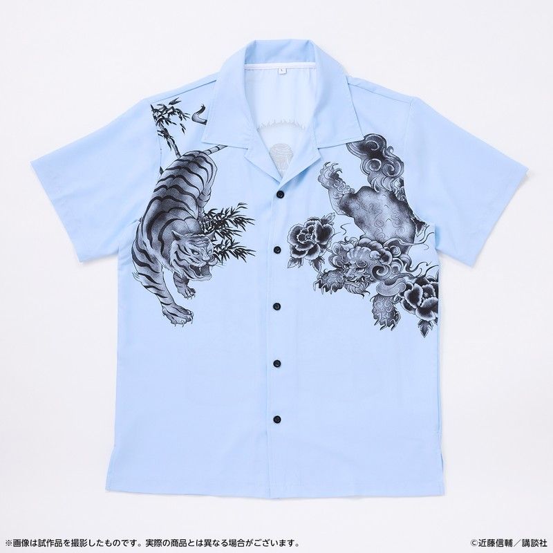 忍者と極道 極道の入れ墨柄シャツ