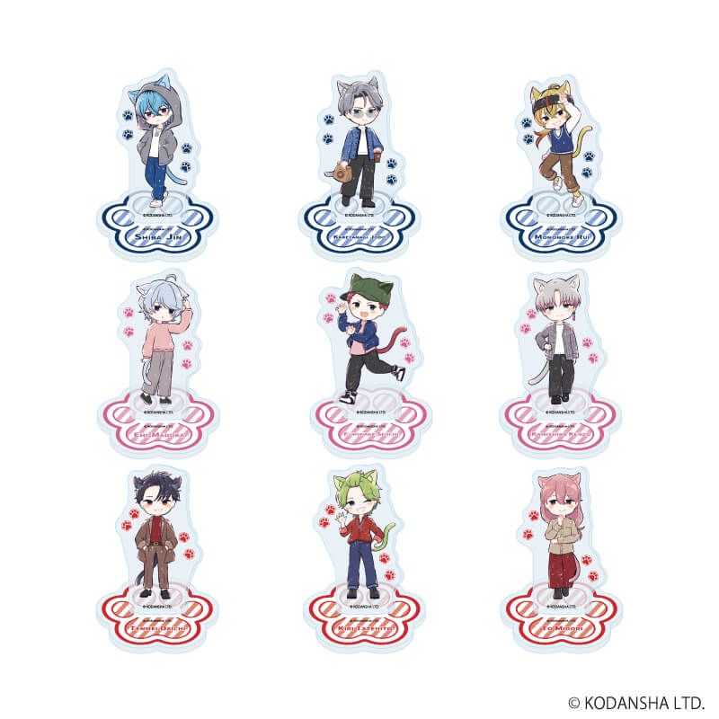 アクリルぷちスタンド「ハンドレッドノート」01/猫ver. ブラインド(9種)(グラフアートイラスト)