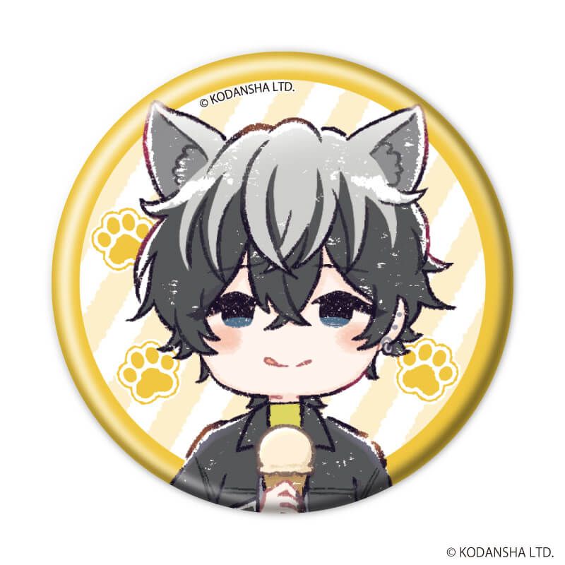 缶バッジ「ハンドレッドノート」04/猫ver. ブラインド(9種)(グラフアートイラスト)