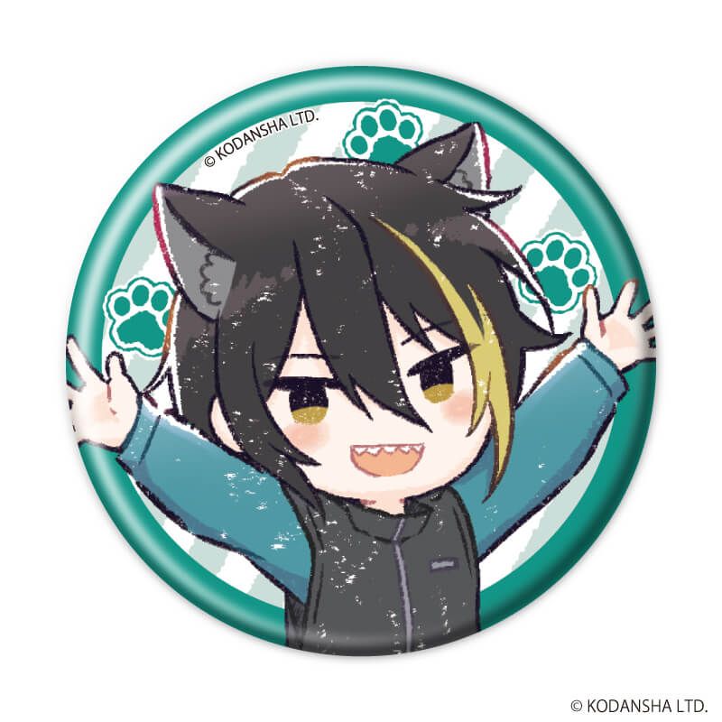 缶バッジ「ハンドレッドノート」04/猫ver. ブラインド(9種)(グラフアートイラスト)