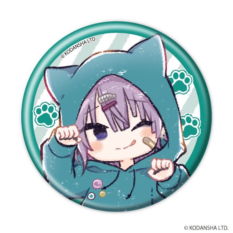 缶バッジ「ハンドレッドノート」04/猫ver. ブラインド(9種)(グラフアートイラスト)