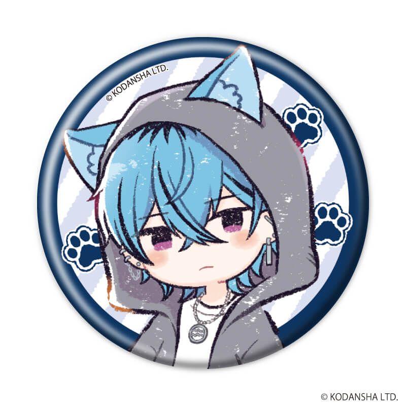 缶バッジ「ハンドレッドノート」03/猫ver. ブラインド(9種)(グラフアートイラスト)