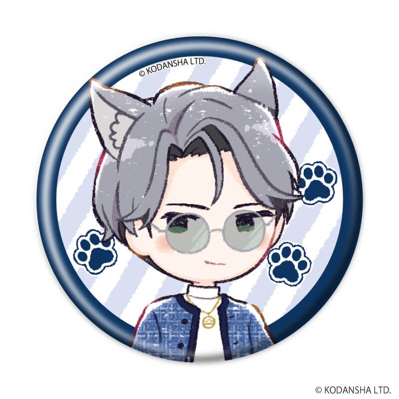 缶バッジ「ハンドレッドノート」03/猫ver. ブラインド(9種)(グラフアートイラスト)