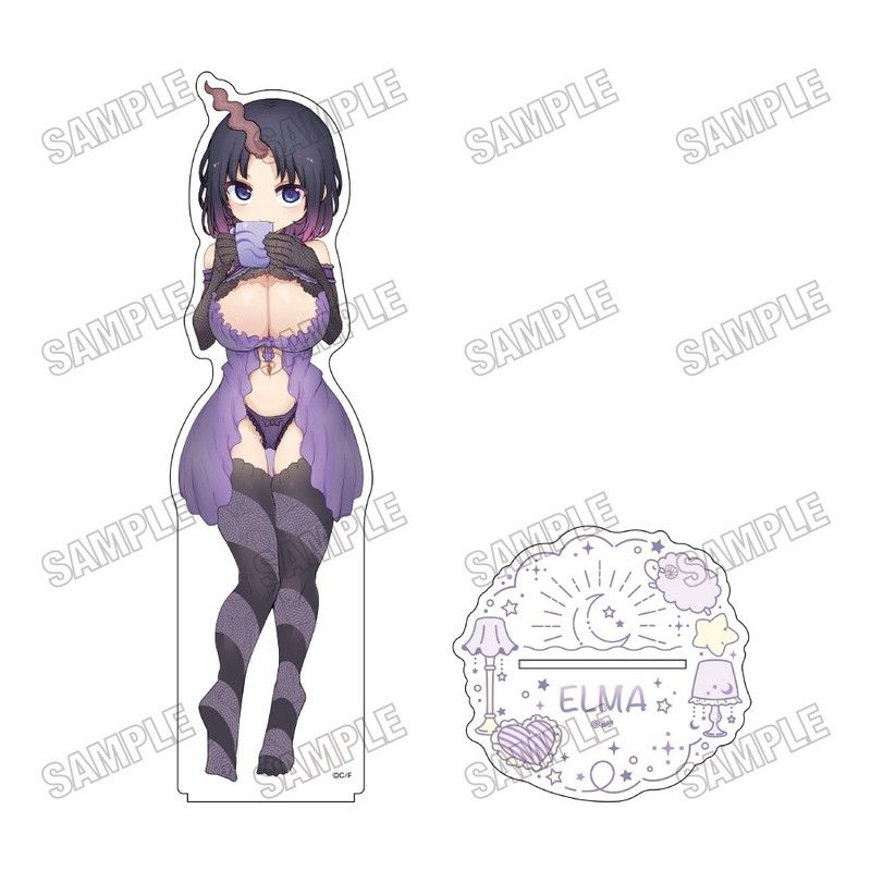 小林さんちのメイドラゴン 描き下ろしBIGアクリルスタンドLL ベビードールVer. 3 エルマ