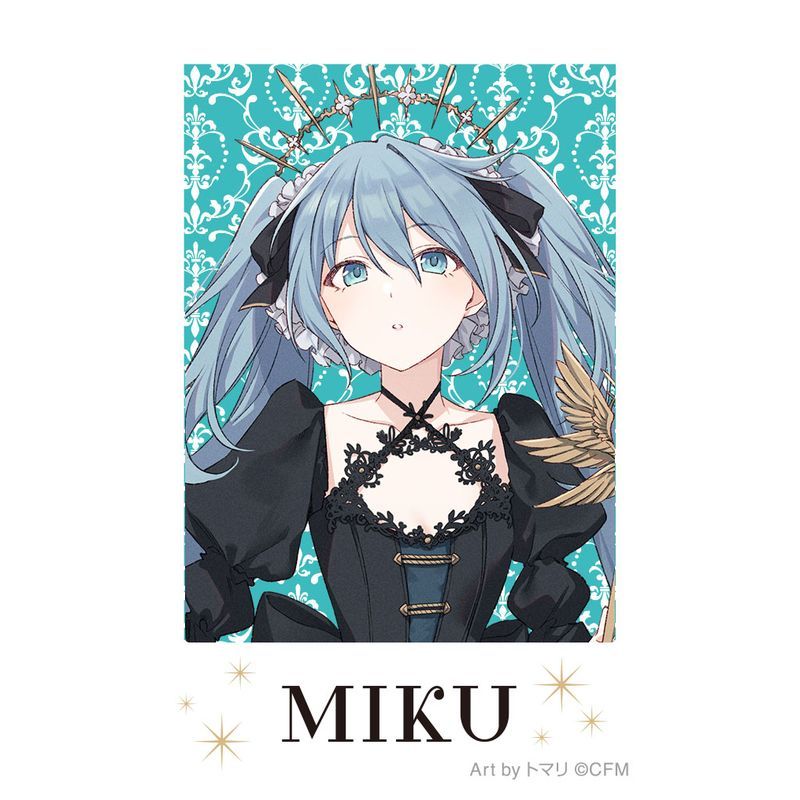 初音ミクシリーズ チェキプリント 初音ミク 魔法使い Art by トマリ