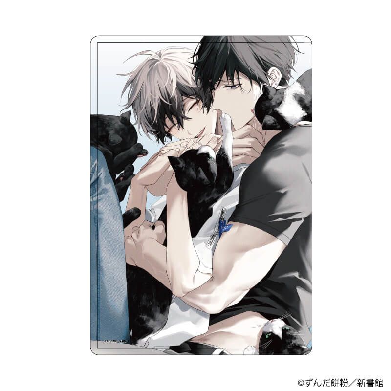 キャラクリアケース「2ndバージンのじょうずな捨て方」01/佐伯慧&相羽智秋(公式イラスト)