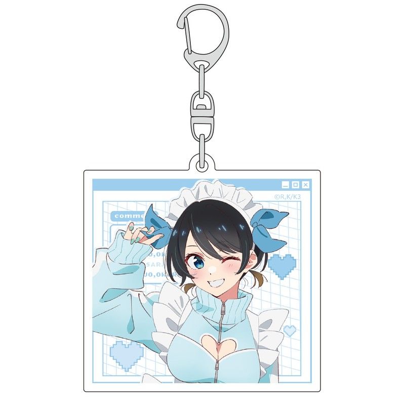 彼女、お借りします 描き下ろしアクリルキーホルダー 更科瑠夏/ジャージメイド