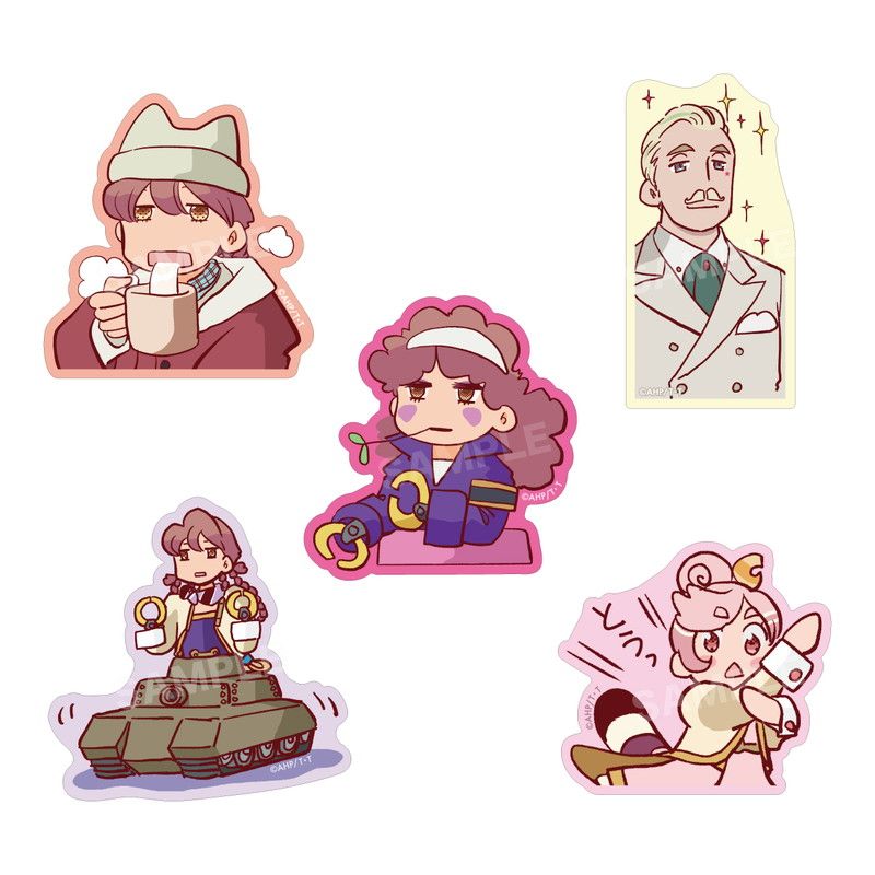 ぷすぷステッカーセット とうっ