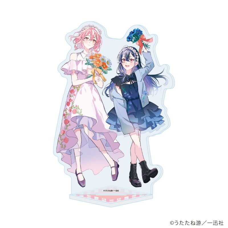 アクリルスタンド「踊り場にスカートが鳴る」01/A(描き下ろしイラスト)