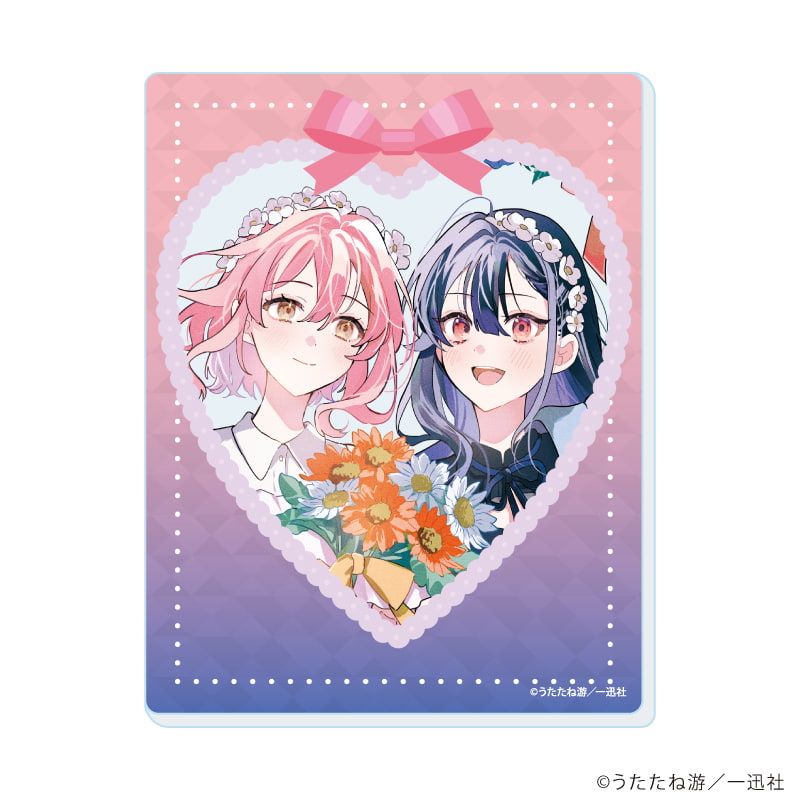 アクリルカード「踊り場にスカートが鳴る」01/コンプリートセット(全6種)(描き下ろしイラスト)