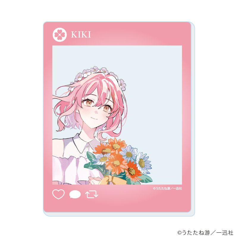 アクリルカード「踊り場にスカートが鳴る」01/ブラインド(6種)(描き下ろしイラスト)