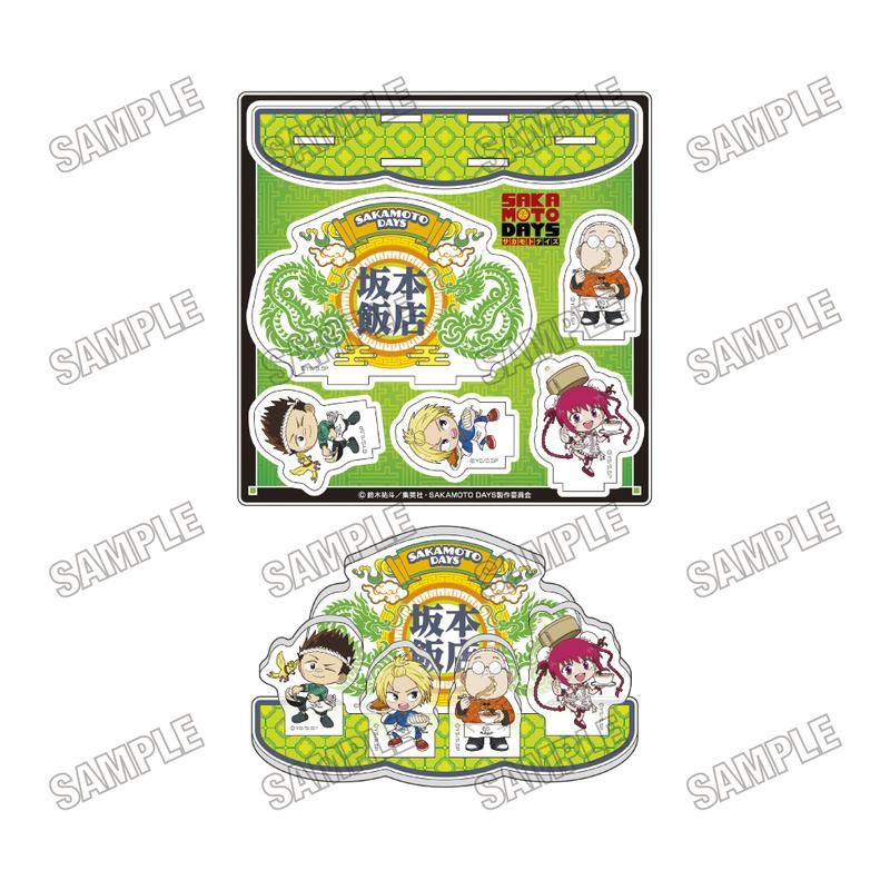 SAKAMOTO DAYS 描き起こしミニアクリルジオラマ 坂本飯店Ver. A