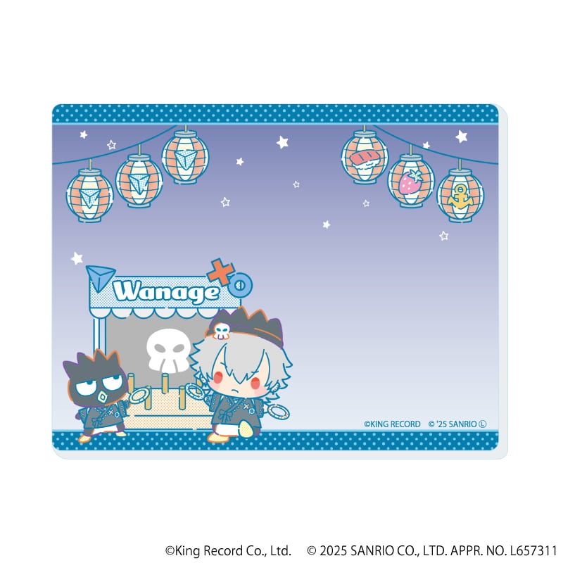 アクリルカード「ヒプノシスマイク SANRIO NAKAYOKU EDIT」01