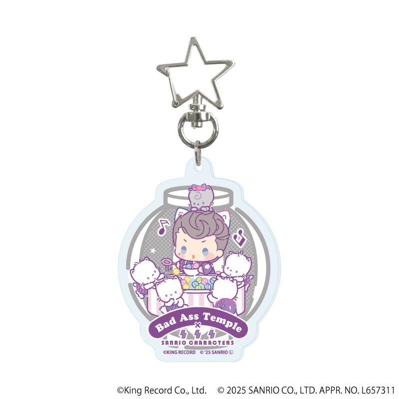 星型ナスカンアクリルキーホルダー「ヒプノシスマイク SANRIO NAKAYOKU EDIT」02/コンプリートBOX(全9種)