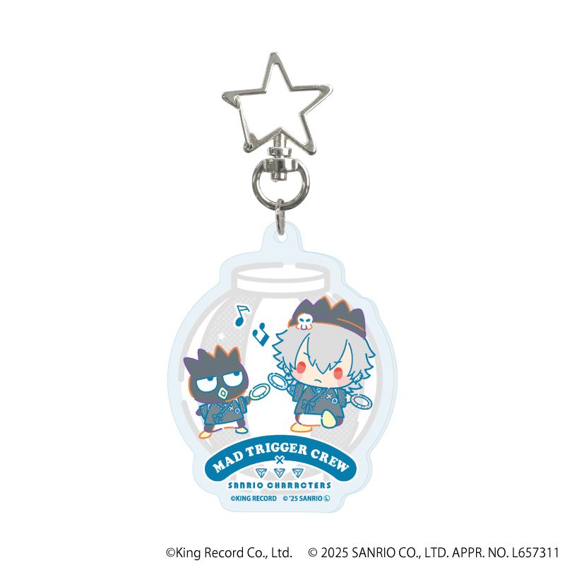 星型ナスカンアクリルキーホルダー「ヒプノシスマイク SANRIO NAKAYOKU EDIT」01/コンプリートBOX(全9種)