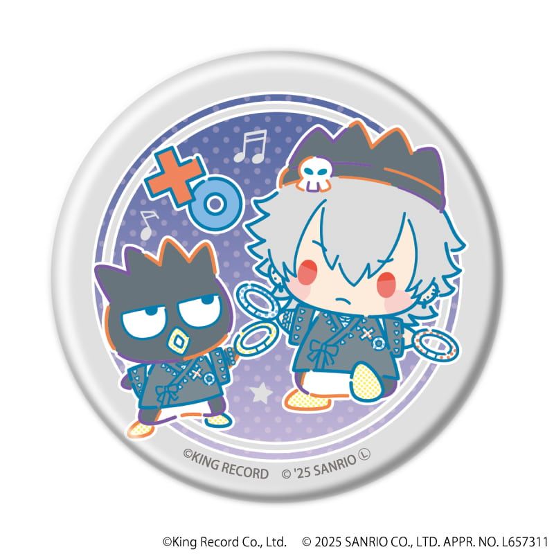 マット加工缶バッジ「ヒプノシスマイク SANRIO NAKAYOKU EDIT」01/コンプリートBOX(全9種)