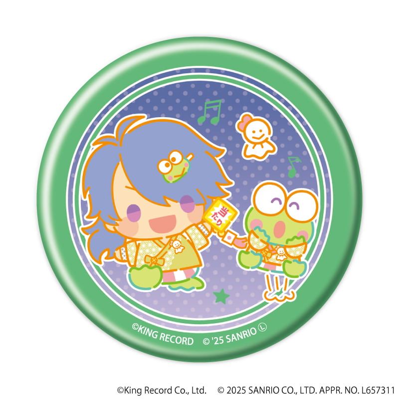 マット加工缶バッジ「ヒプノシスマイク SANRIO NAKAYOKU EDIT」01/コンプリートBOX(全9種)