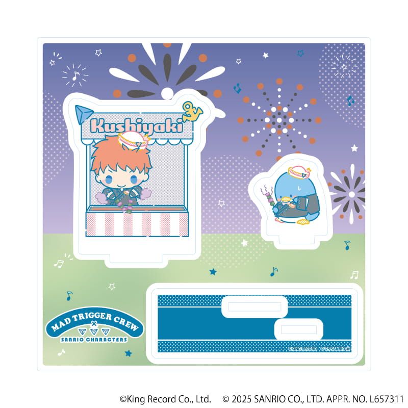 アクリルスタンドプレート「ヒプノシスマイク SANRIO NAKAYOKU EDIT」06/毒島 メイソン 理鶯