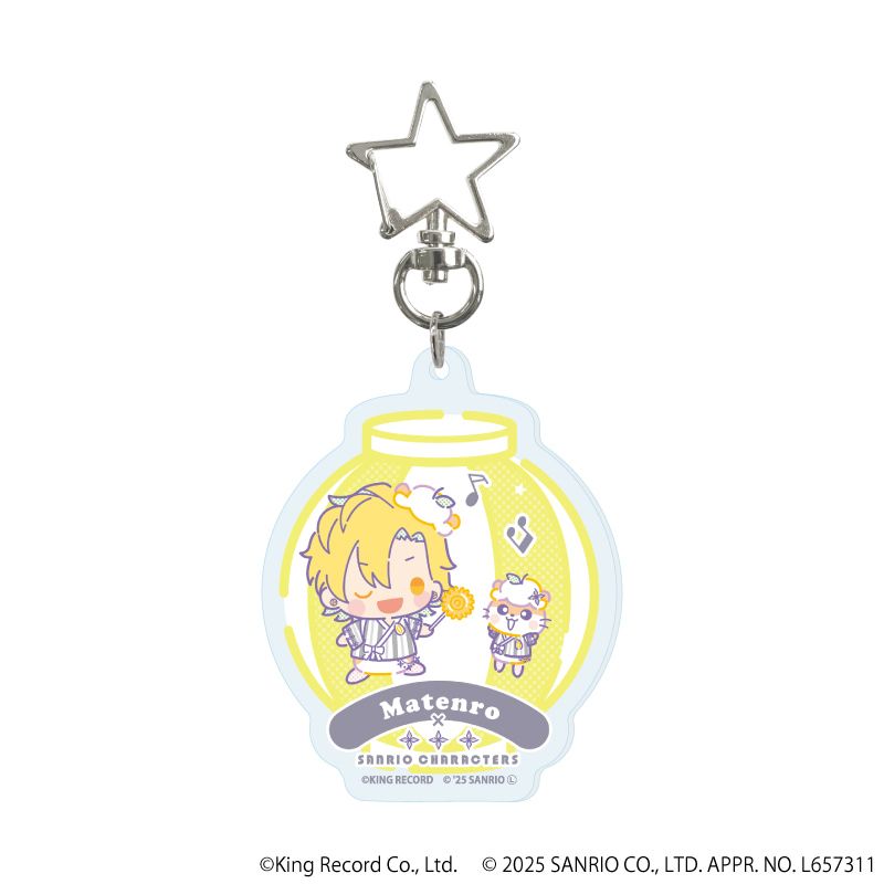 星型ナスカンアクリルキーホルダー「ヒプノシスマイク SANRIO NAKAYOKU EDIT」02/ブラインド(9種)