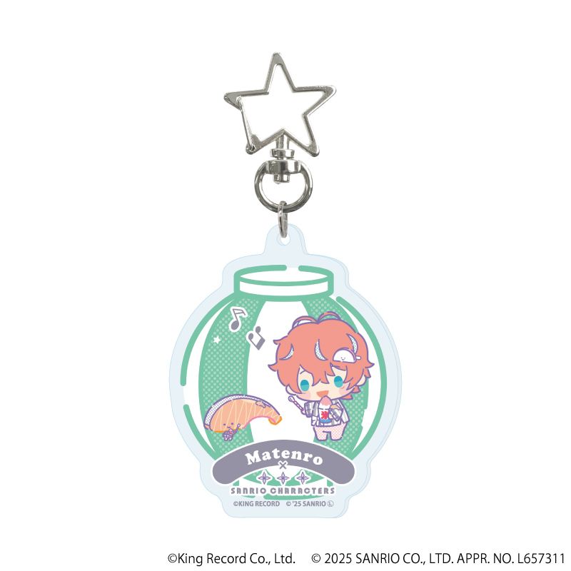 星型ナスカンアクリルキーホルダー「ヒプノシスマイク SANRIO NAKAYOKU EDIT」02/ブラインド(9種)