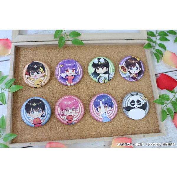 らんま1/2 トレーディングハート缶バッジ　トレーディングジュエル缶バッジ らんま1/2 トレーディングハート缶バッジ トレーディングジュエル缶