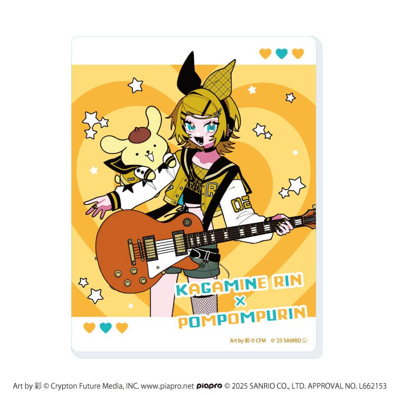 アクリルカード「ピアプロキャラクターズ×サンリオキャラクターズ」01/ブラインド(6種)(コラボイラスト)