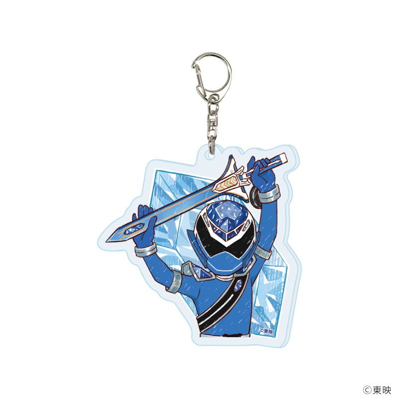 アクリルキーホルダー「魔進戦隊キラメイジャー」01/ブラインド(6種)(グラフアートイラスト)