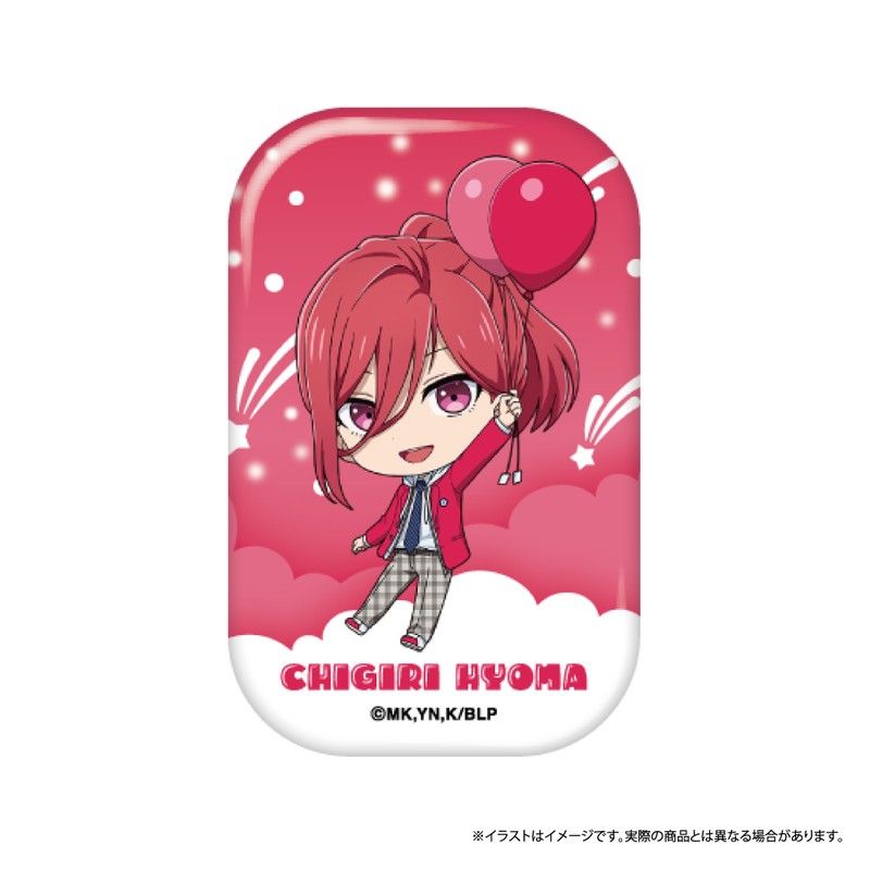 ブルーロック 長方形缶バッジ 千切豹馬(ミニキャラ)(風船)