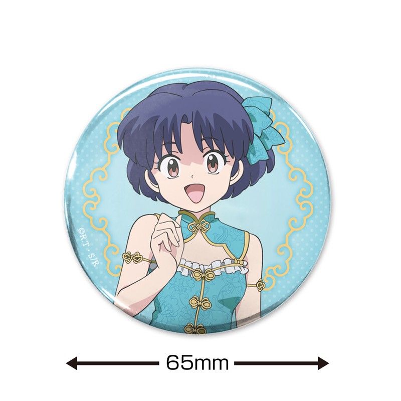 らんま1/2 描き下ろし あかね 65mm缶バッジ チャイナ×アイドルVer