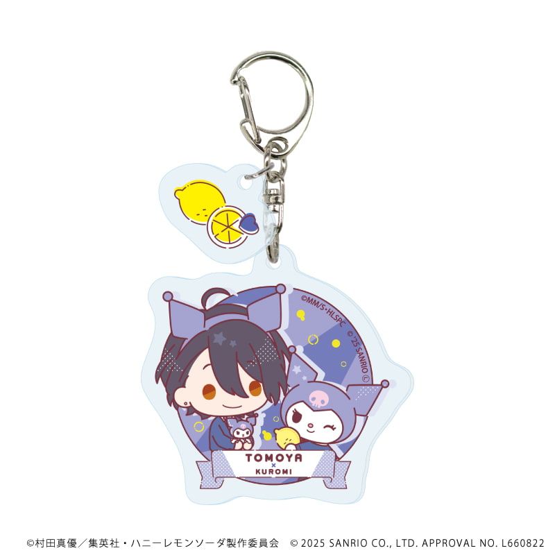 パーツ付きアクリルキーホルダー「TVアニメ『ハニーレモンソーダ』×サンリオキャラクターズ」01/コンプリートBOX(全6種)(ミニキャライラスト)