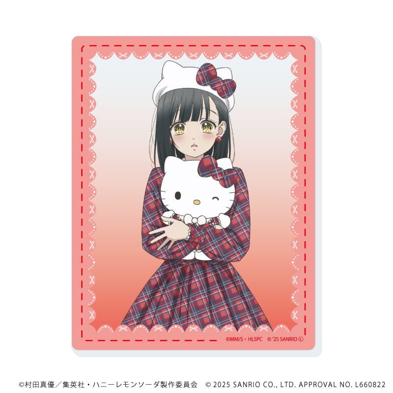 アクリルカード「TVアニメ『ハニーレモンソーダ』×サンリオキャラクターズ」01/コンプリートBOX(全6種)(等身イラスト)