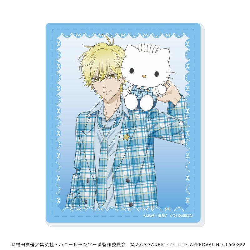 アクリルカード「TVアニメ『ハニーレモンソーダ』×サンリオキャラクターズ」01/コンプリートBOX(全6種)(等身イラスト)