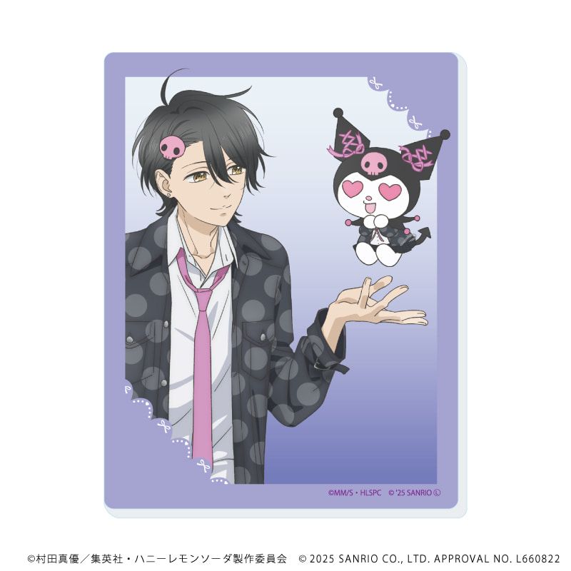 アクリルカード「TVアニメ『ハニーレモンソーダ』×サンリオキャラクターズ」01/コンプリートBOX(全6種)(等身イラスト)