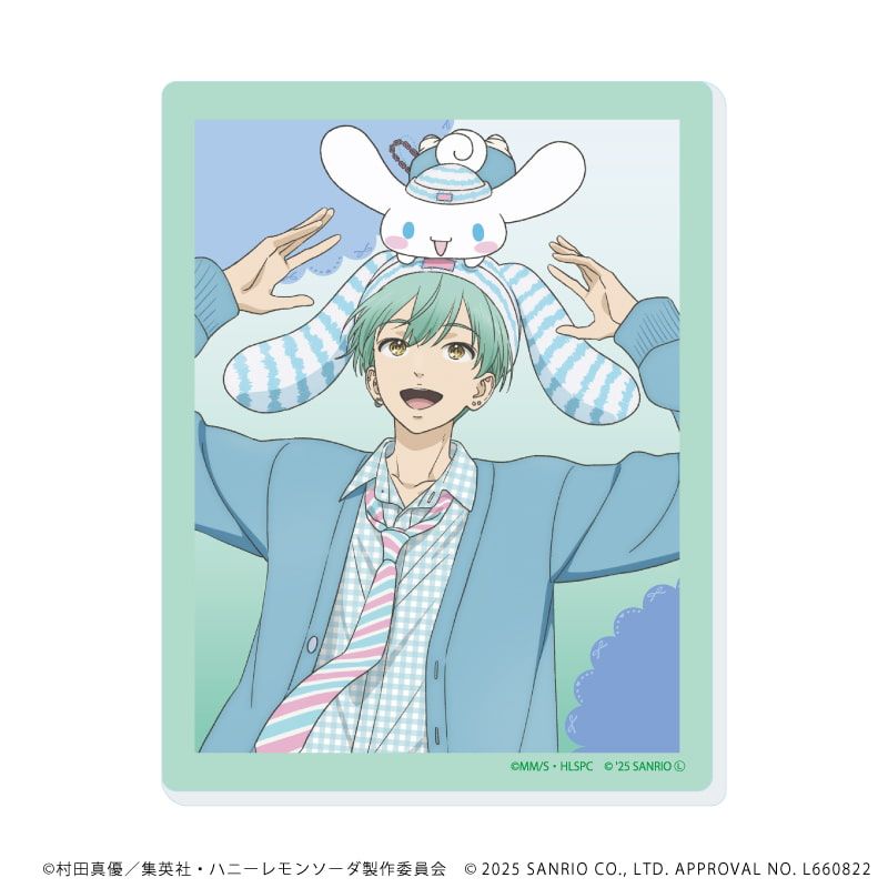 アクリルカード「TVアニメ『ハニーレモンソーダ』×サンリオキャラクターズ」01/コンプリートBOX(全6種)(等身イラスト)