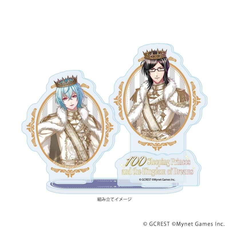 アクリルスタンドプレート「夢王国と眠れる100人の王子様」36/ゼロ＆デネブ(公式イラスト)