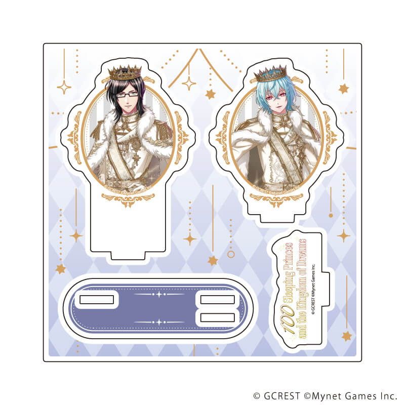 アクリルスタンドプレート「夢王国と眠れる100人の王子様」36/ゼロ＆デネブ(公式イラスト)