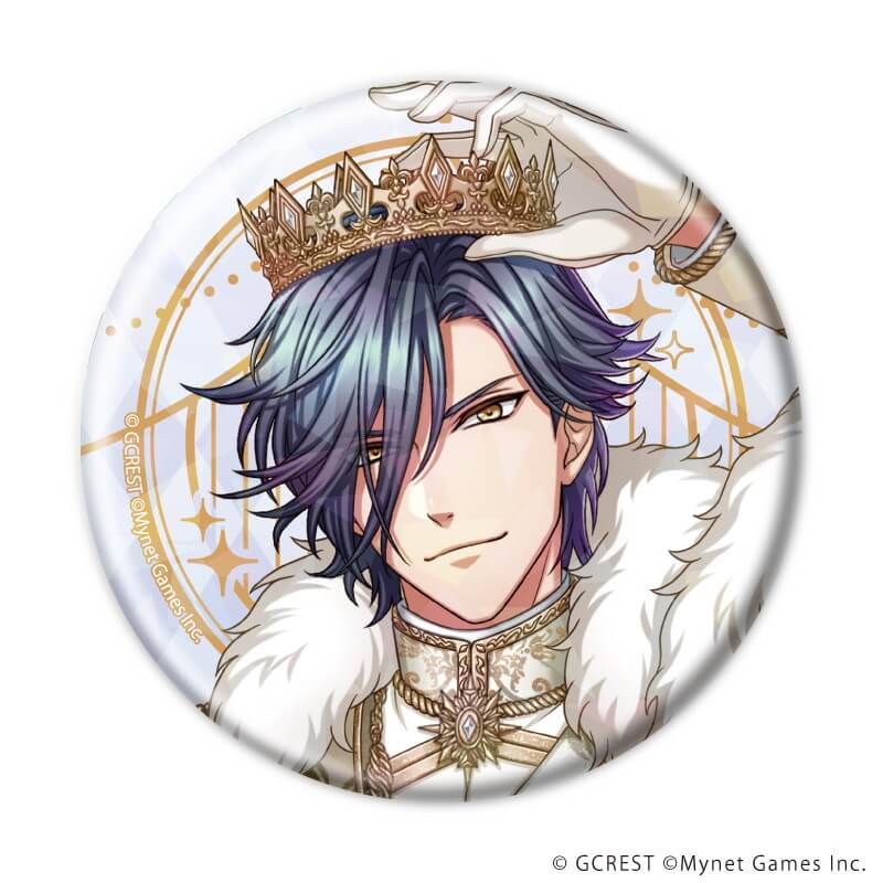 ホログラム缶バッジ(57mm)「夢王国と眠れる100人の王子様」09/コンプリートセット(全8種)(公式イラスト)