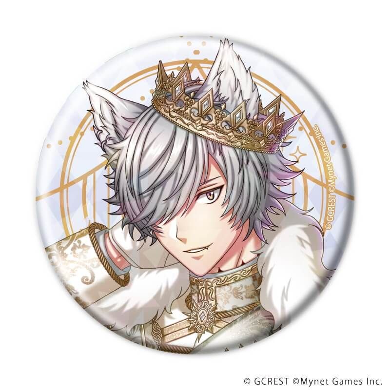 ホログラム缶バッジ(57mm)「夢王国と眠れる100人の王子様」08/コンプリートセット(全8種)(公式イラスト)