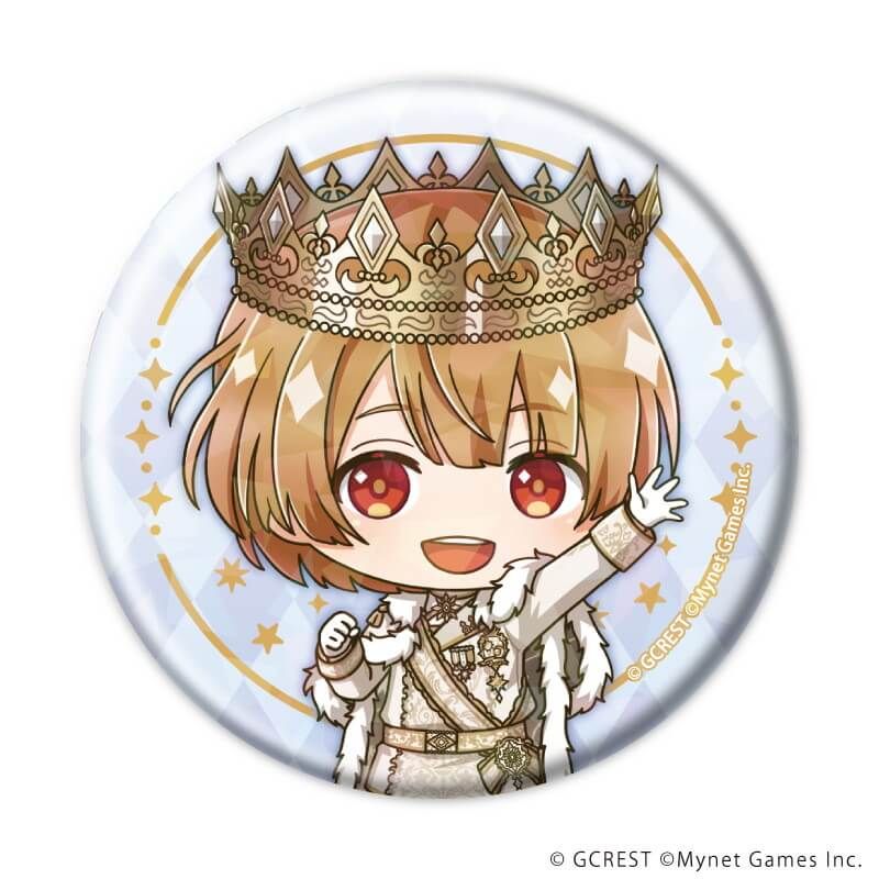 ホログラム缶バッジ(57mm)「夢王国と眠れる100人の王子様」10/ブラインド(8種)(ミニキャライラスト)