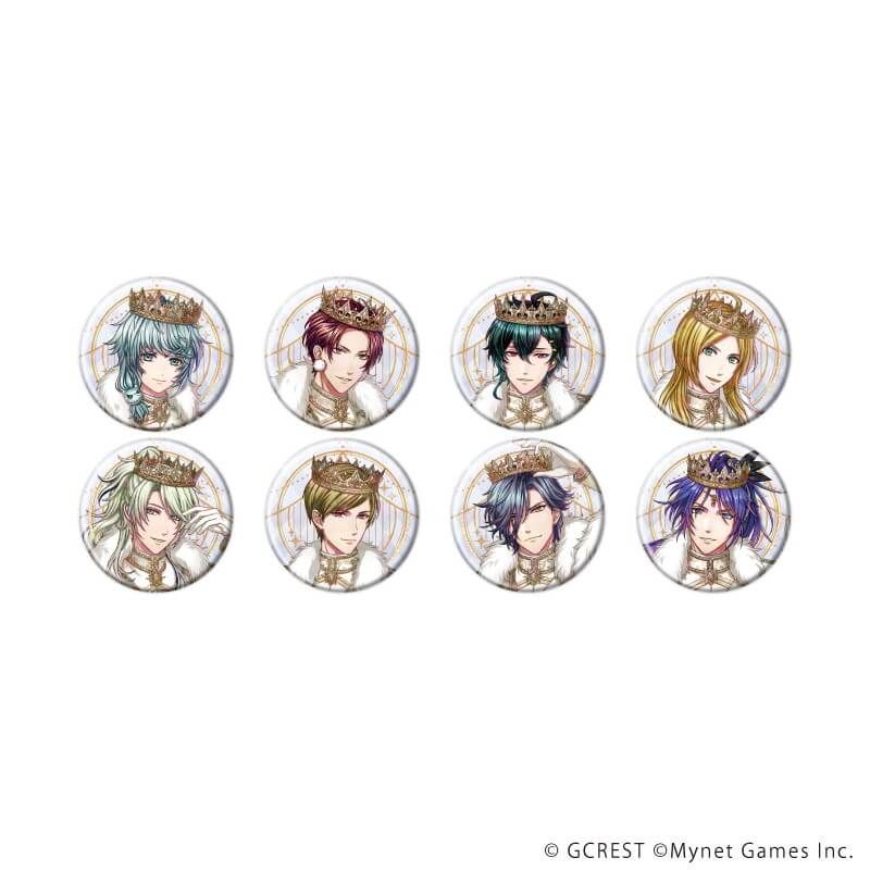 ホログラム缶バッジ(57mm)「夢王国と眠れる100人の王子様」09/ブラインド(8種)(公式イラスト)